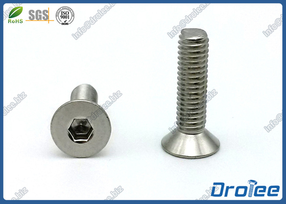 China M4 x 30mm DIN 7991 Stainless Steel 316 Flat Socket Head Cap Screw supplier