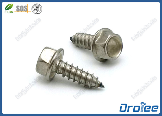 China Stainelss Steel 18-8 Hex Washer Head Sheet Metal Screw #8-15 x 1/2 Type A supplier