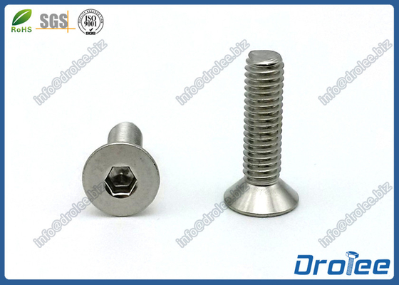 China M3 x 10mm Stainless Steel 316 Flat Head Socket Cap Screw supplier